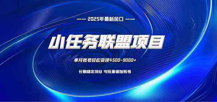 小任务联盟项目：一台电脑每天只需10分钟，轻松简单稳定-景枢聚合