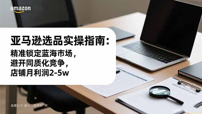 亚马逊选品实操指南：精准锁定蓝海市场，避开同质化竞争，店铺月利润2-5w-景枢聚合