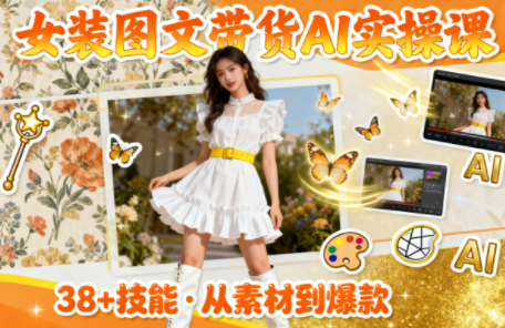 女装图文带货的AI实操课-景枢聚合